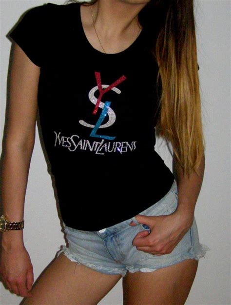 t-shirt ysl damski|Ysl T Shirt .